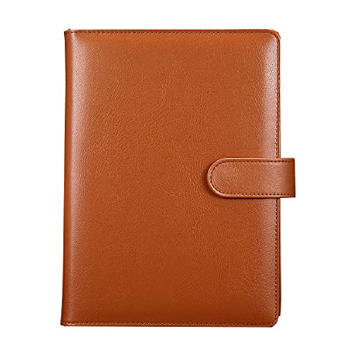 A5 PU Leder Ringbuch, 6 Runde Ringe Nachfüllbar Notizbuch Binder für A5 Füllpapier, Spiral Journal Reise Schreiben Notizbuch Tagebuch Binder Cover, Braun A5 PU Leder Ringbuch, 6 Runde Ringe Nachfüllbar Notizbuch Binder für A5 Füllpapier, Spiral Journal Reise Schreiben Notizbuch Tagebuch Binder Cover, Braun von tooloflife