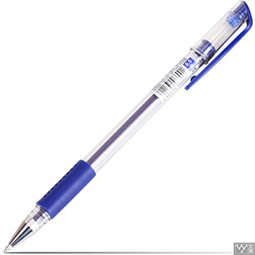 Gel Grip Tintenroller Schreibspitze Strichbreite 0.5 mm Schwarz/Blau/Rot / 7 Stk / 12 Stk von tooloflife