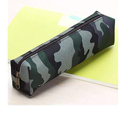 Stifteetui mit Reißverschluss, Camouflage-Muster, für Schulbedarf, Mini-Tasche, trendiger Stiftehalter, Schreibwaren (Camo Grau) von tooloflife