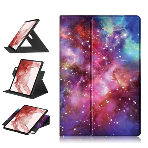 TOPCASE Schutzhülle für Samsung Galaxy Tab S9 Plus 12,4 Zoll 2023 SM-X810/X816B/X818U, Schutzhülle mit Stifthalter und Standfunktion für Selbstschlaf / Stele, Galaxie von topCASE