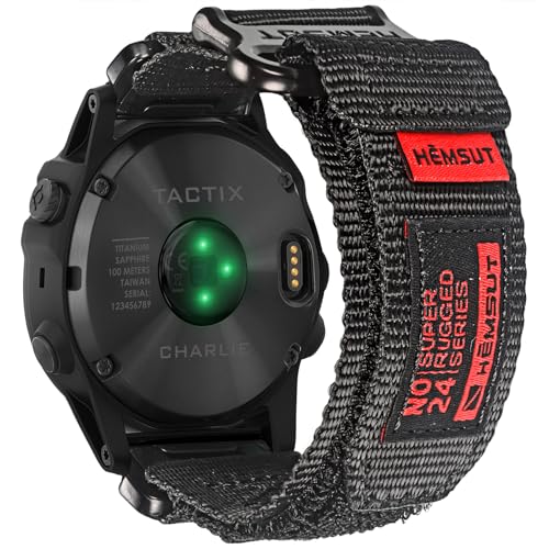 20mm Nylon Armband Kompatibel mit Garmin Fenix 8 AMOLED43mm/Fenix 7S/Fenix 5S/Fenix 6S/Fenix 6S pro/Descent MK2S/Instinct 2S Klettverschluss Ultraleicht & Atmungsaktiv Robustes Ersatzband für Männer von torbollo