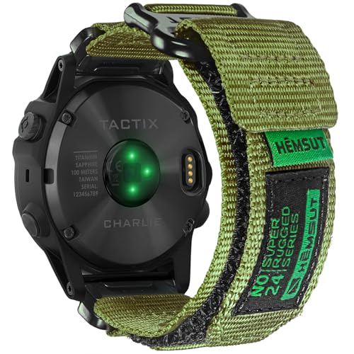 20mm Nylon Armband Kompatibel mit Garmin Fenix 8 AMOLED43mm/Fenix 7S/Fenix 5S/Fenix 6S/Fenix 6S pro/Descent MK2S/Instinct 2S Klettverschluss Ultraleicht & Atmungsaktiv Robustes Ersatzband für Männer von torbollo
