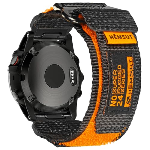 20mm Nylon Armband Kompatibel mit Garmin für Fenix 8 AMOLED43mm/Fenix 5S/Fenix 6S/Fenix 7S /Descent MK2S/D2 Delta S, Verstellbares Ersatz Uhrenarmbänder für Garmin epix Pro 42mm für Männer von torbollo