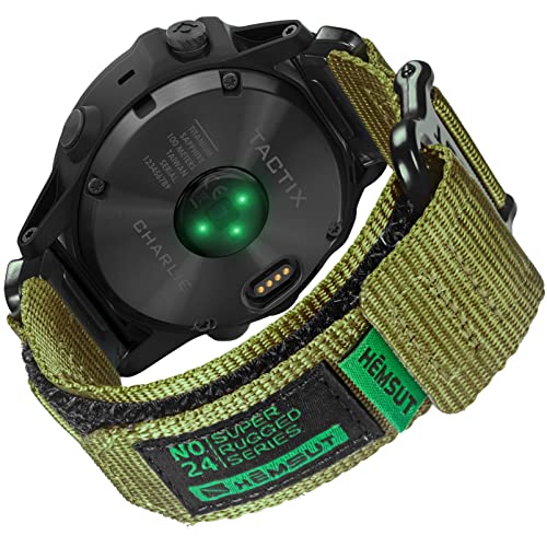 Nylon Uhrenarmband Kompatibel mit Garmin, Sportarmband für fēnix/Forerunner/Approach/MARQ/quatix/D2 Serie Robustes Ersatzband für Männer von torbollo