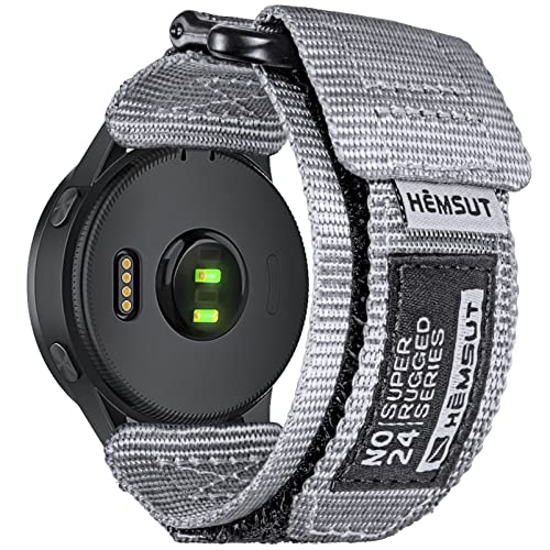 Uhrenarmbänder kompatibel mit Amazfit, robustes Nylon-Sportarmband mit gewebter Klettverschluss-Schlaufe für Amazfit GTR 2e/ GTR 2/ GTR 3 Pro/GTR 3/ GTR 4 Smartwatch von torbollo