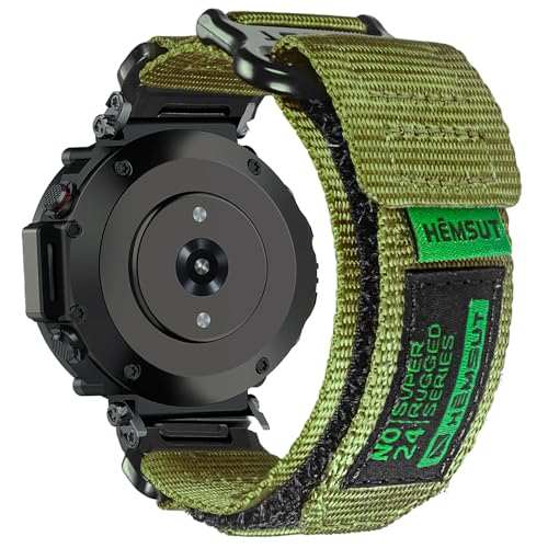 torbollo Armband kompatibel mit Amazfit T-Rex/T-Rex 2/T-Rex Pro/T-Rex Ultra, robustes Nylon Uhrenarmband mit Klettverschluss Ersatzarmband gewebtes Loop-Design Sportarmband mit 2 Schraubendreher von torbollo