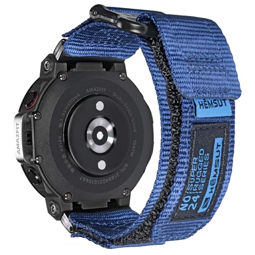 torbollo Armband kompatibel mit Amazfit T-Rex/T-Rex 2/T-Rex Pro/T-Rex Ultra, robustes Nylon Uhrenarmband mit Klettverschluss Ersatzarmband gewebtes Loop-Design Sportarmband mit 2 Schraubendreher von torbollo
