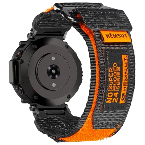torbollo Armband kompatibel mit Amazfit T-Rex/T-Rex 2/T-Rex Pro/T-Rex Ultra, robustes Nylon Uhrenarmband mit Klettverschluss Ersatzarmband gewebtes Loop-Design Sportarmband mit 2 Schraubendreher von torbollo