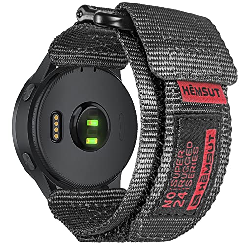 torbollo Uhrenarmbänder kompatibel mit Amazfit, robustes Nylon-Sportarmband mit gewebter Klettverschluss-Schlaufe für Amazfit GTR 2e/ GTR 2/ GTR 3 Pro/GTR 3/ GTR 4 Smartwatch von torbollo