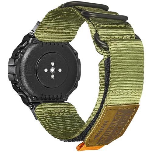 torbollo Uhrenarmbänder kompatibel mit Amazfit T-Rex/T-Rex 2/T-Rex Pro/T-Rex Ultra, robustes Sportarmband mit gewebtem Loop-Design von torbollo