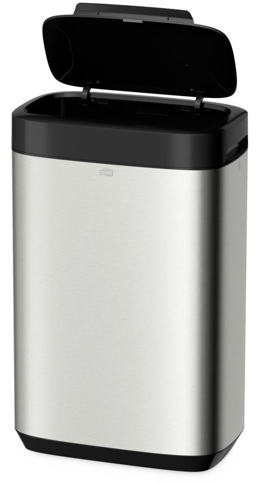 TORK Abfallbehälter Image Design, 50 Liter, silber/schwarz TORK Abfallbehälter Image Design, 50 Liter, silber/schwarz von tork