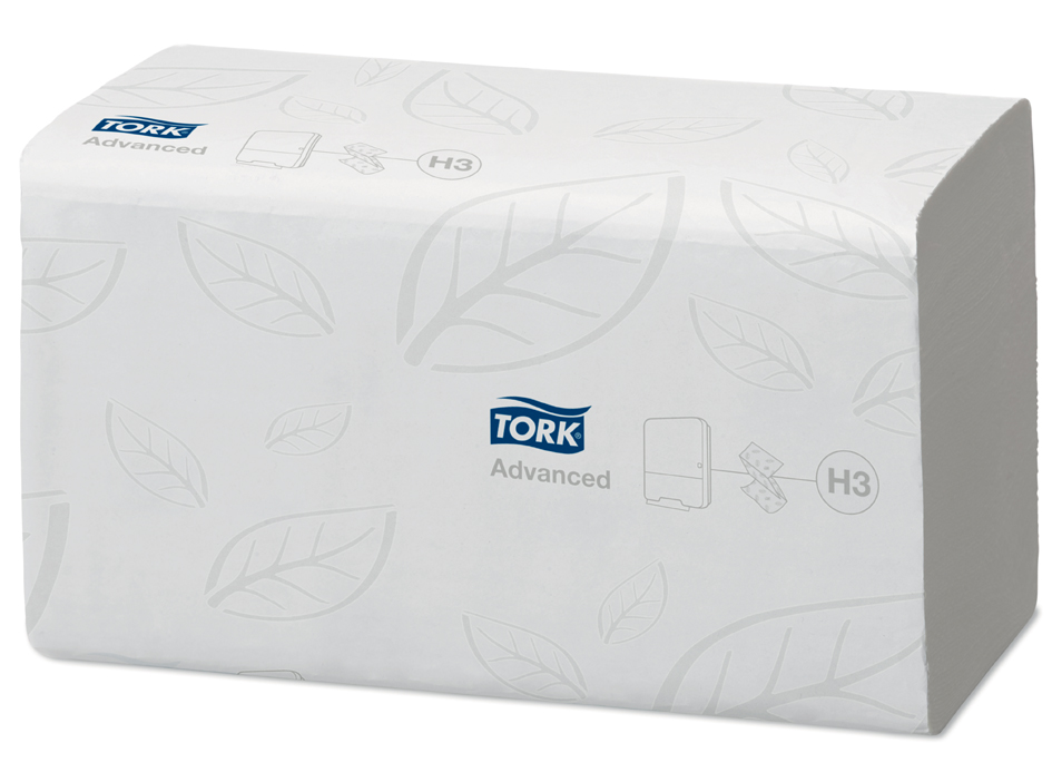 TORK Advanced Handtuchpapier, 248 x 230 mm, weiß, Z-Falz von tork