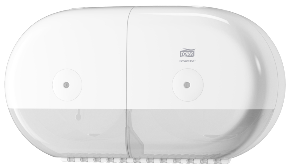 TORK Doppelrollen-Toilettenpapier-Spender , SmartOne Mini, von tork