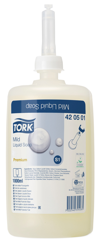 TORK Flüssigseife, mild, 1.000 ml von tork