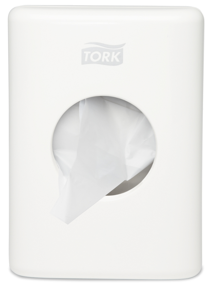 TORK Hygienebeutelspender, Kunststoff, weiß von tork
