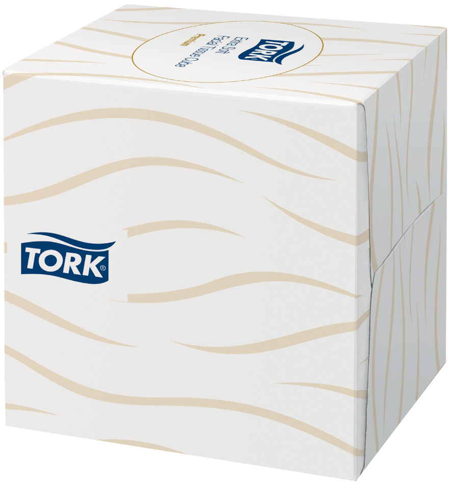 TORK Kosmetiktücher, extra weich, 2-lagig, weiß TORK Kosmetiktücher, extra weich, 2-lagig, weiß von tork
