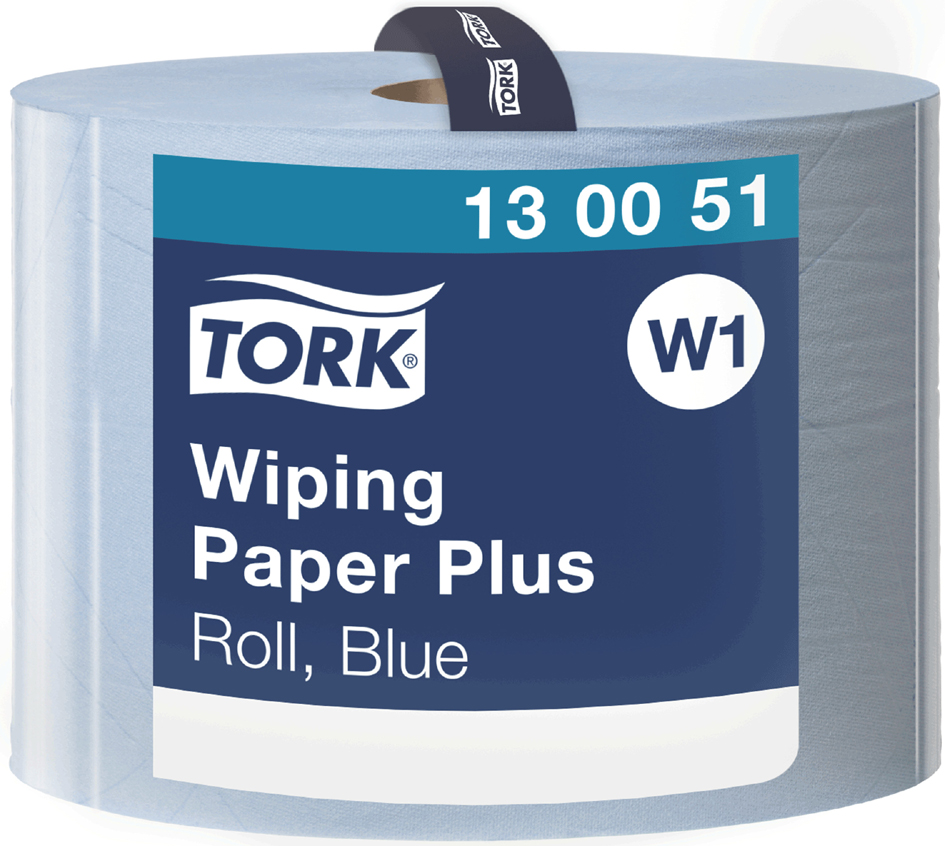 TORK Mehrzweck-Putzrolle, 2-lagig, blau, 510 m TORK Mehrzweck-Putzrolle, 2-lagig, blau, 510 m von tork
