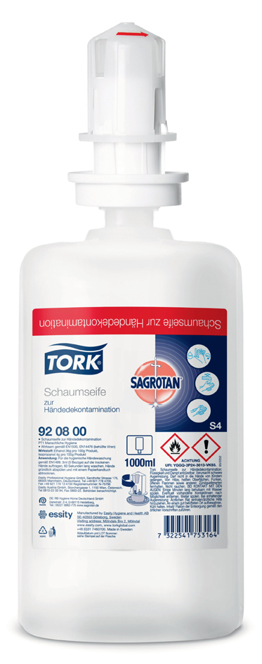 TORK SAGROTAN Schaumseife Premium, 1.000 ml von tork