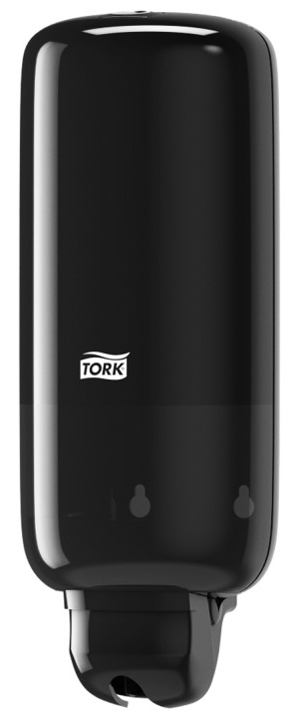 TORK Seifenspender, für Flüssig- und Schaumseife, schwarz von tork