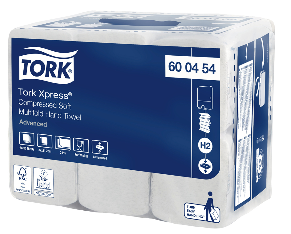 TORK Xpress Multifold Handtuchpapier, 212 x 320 mm, W-Falz von tork