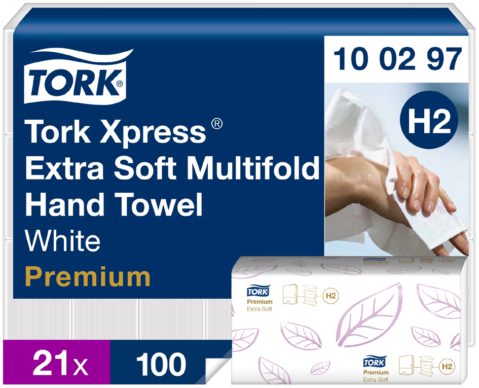 TORK Xpress Multifold Handtuchpapier, 212 x 340 mm, W-Falz von tork