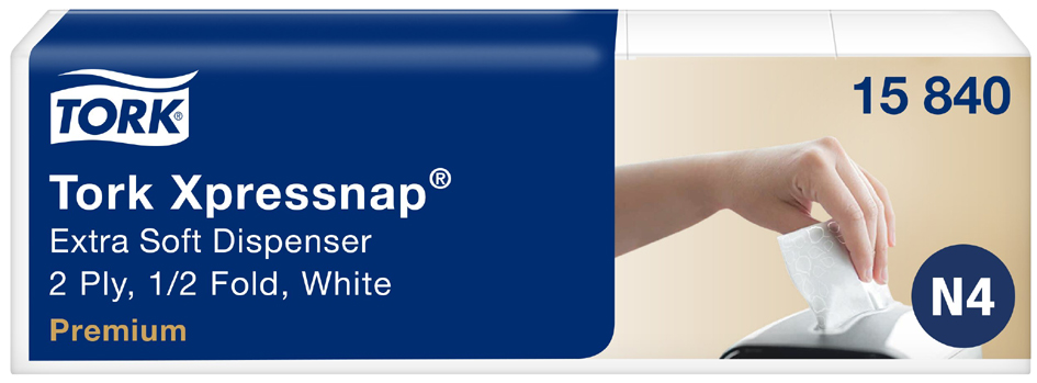 TORK Xpressnap Spender-Servietten, 213 x 330 mm, weiß TORK Xpressnap Spender-Servietten, 213 x 330 mm, weiß von tork