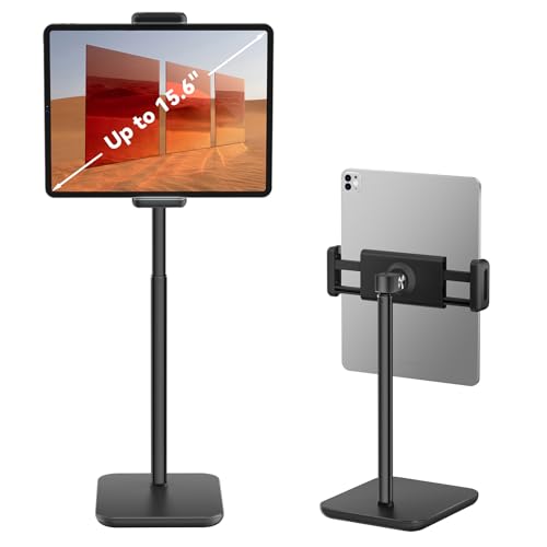 tounee Tablet Ständer, Tablet Halterung Verstellbare-Einstellbare Lang Arm Ständer von 11,6-19,2 Zoll für iPad Pro 9.7, 10.5, 12.9, Air Mini 2 3 4, iPhone, und Tablet mit 4.7"-15.8"- Schwarz tounee Tablet Ständer, Tablet Halterung Verstellbare-Einstellbare Lang Arm Ständer von 11,6-19,2 Zoll für iPad Pro 9.7, 10.5, 12.9, Air Mini 2 3 4, iPhone, und Tablet mit 4.7"-15.8"- Schwarz von tounee
