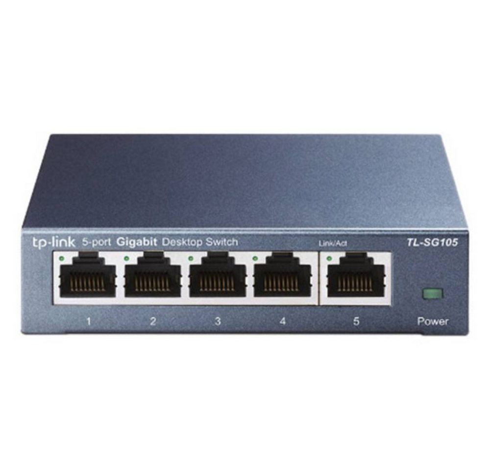 tp-link 5-Port 10/100/1000Mbit/s Desktop Switch Netzwerk-Switch tp-link 5-Port 10/100/1000Mbit/s Desktop Switch Netzwerk-Switch von tp-link
