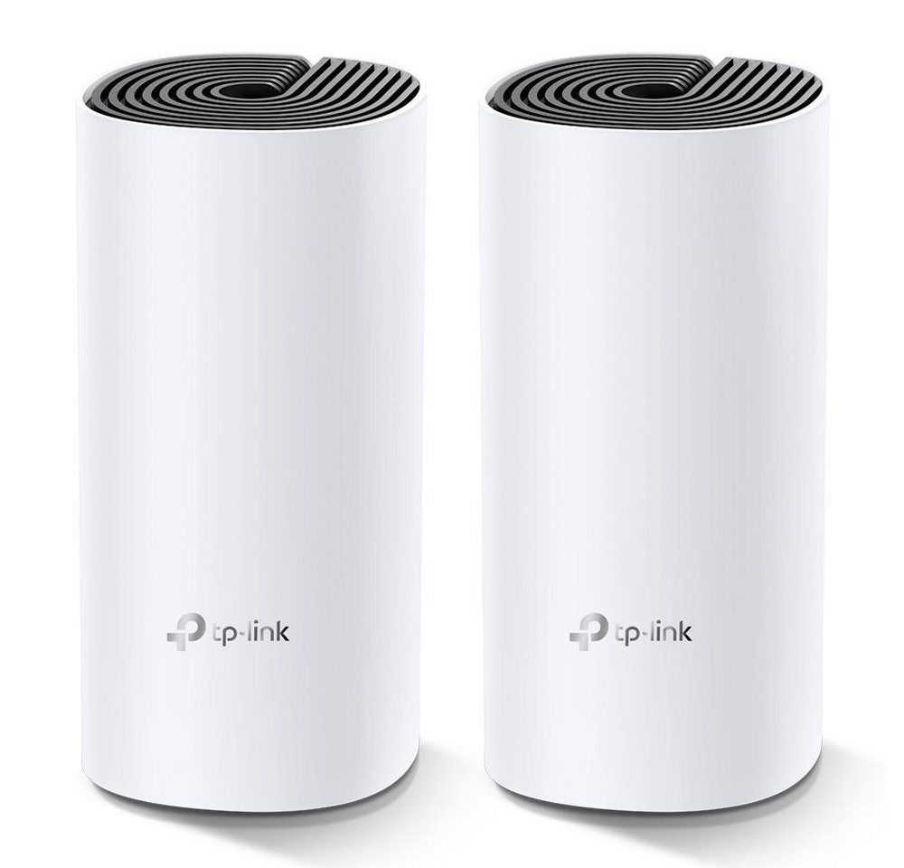 tp-link Deco M4 (2-Pack) WLAN-Router, AC1200 Dual Band Router und Repeater Reichweite bis zu 260 m², Weiß von tp-link