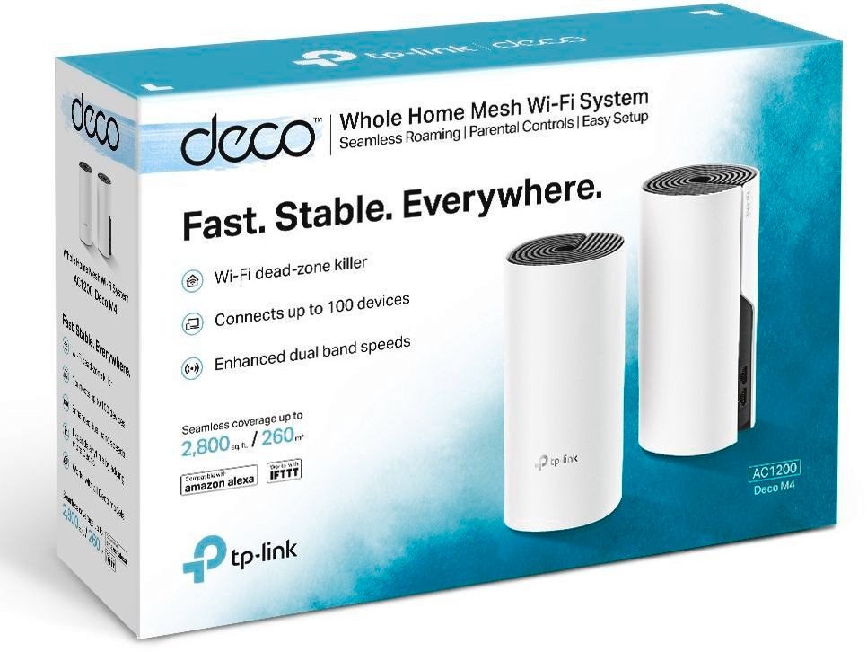 tp-link Deco M4 AC1200 Whole-Home WLAN Access Point, (2er Pack) von tp-link
