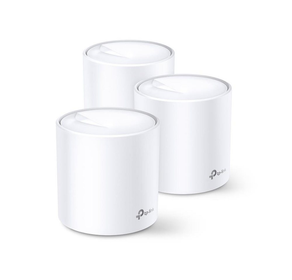 tp-link Deco X20 (3-pack) WLAN-Repeater, AX1800 Dualband Wi-Fi 6 Router Reichweite bis zu 538 m², Weiß von tp-link