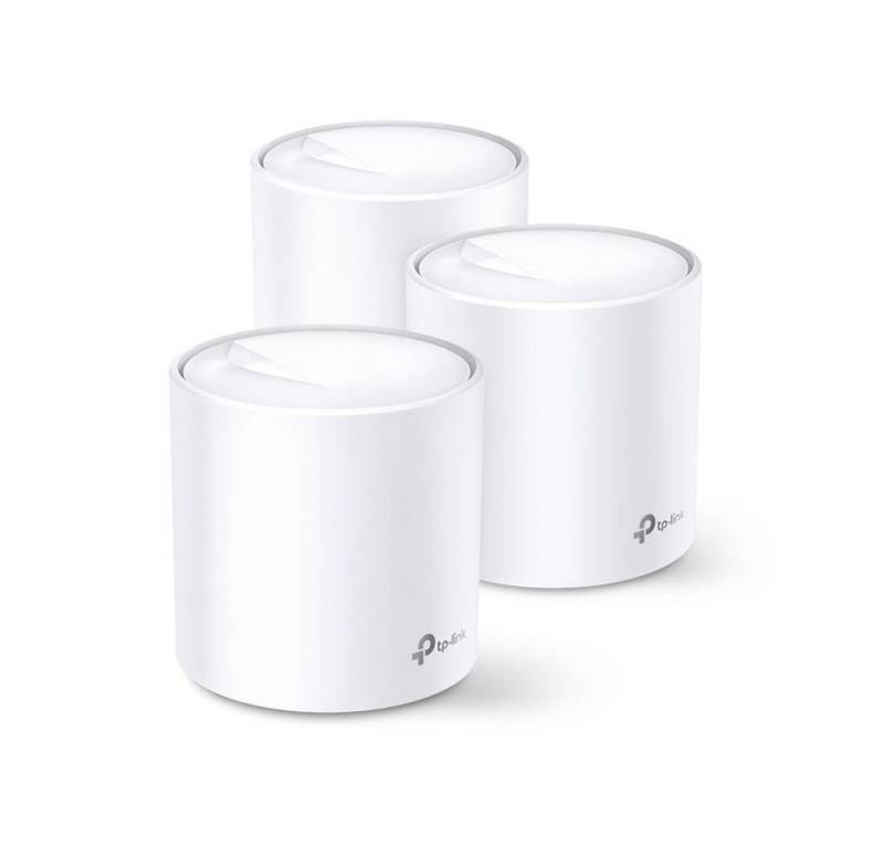 tp-link Deco X20 (3-pack) WLAN-Repeater, AX1800 Dualband Wi-Fi 6 Router Reichweite bis zu 538 m², Weiß von tp-link