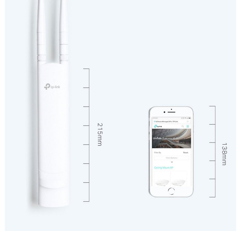 tp-link EAP110-Outdoor Accesspoint WLAN-Router tp-link EAP110-Outdoor Accesspoint WLAN-Router von tp-link