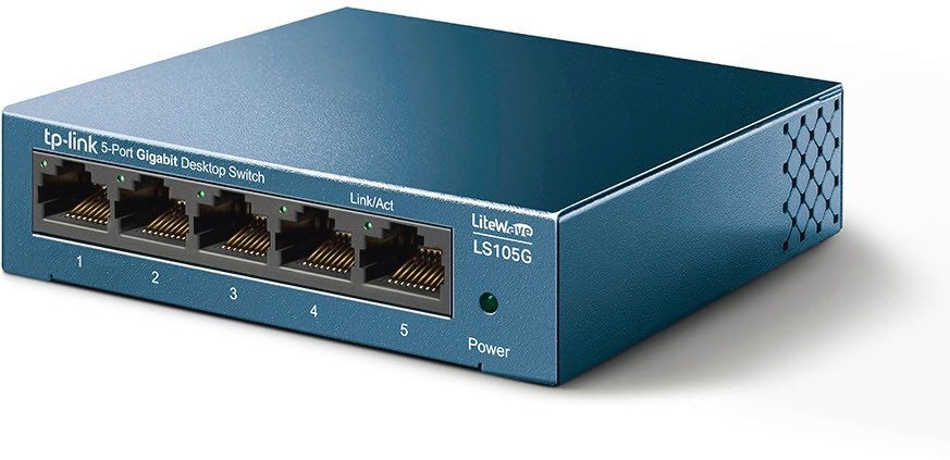 tp-link LiteWave 5-Port Gigabit Desktop Switch Netzwerk-Switch tp-link LiteWave 5-Port Gigabit Desktop Switch Netzwerk-Switch von tp-link