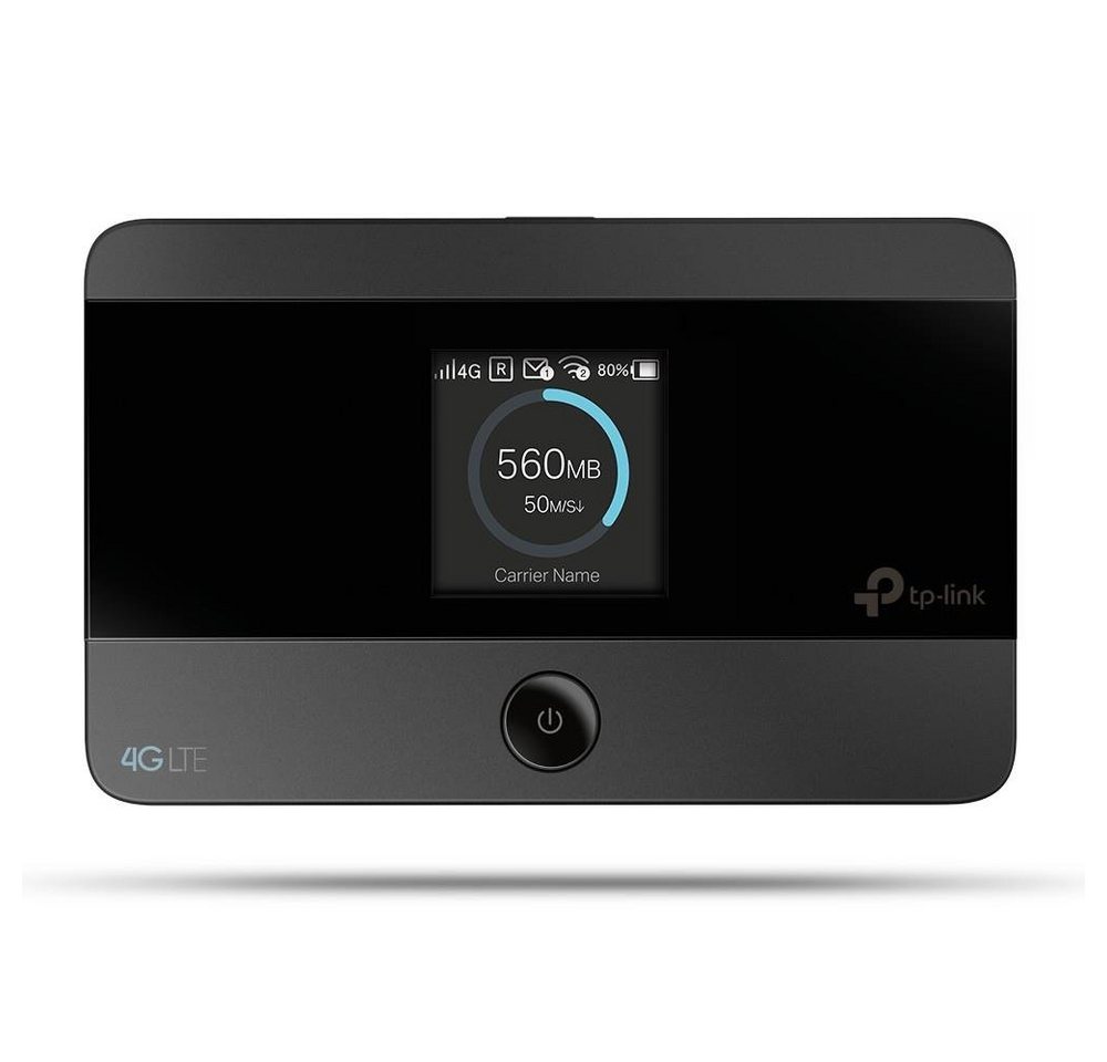 tp-link M7350 4G/LTE-Router, Mobiler 4G / LTE WLAN Router, 2000 mAh Akku, für bis zu 10 Nutzer / Geräte, Micro-SD Kartenslot, SIM Kartenleser, 32 GB Speicherplatz, TFT-Display, für HD-Videostreaming und Online-Gaming geeignet tp-link M7350 4G/LTE-Router, Mobiler 4G / LTE WLAN Router, 2000 mAh Akku, für bis zu 10 Nutzer / Geräte, Micro-SD Kartenslot, SIM Kartenleser, 32 GB Speicherplatz, TFT-Display, für HD-Videostreaming und Online-Gaming geeignet von tp-link