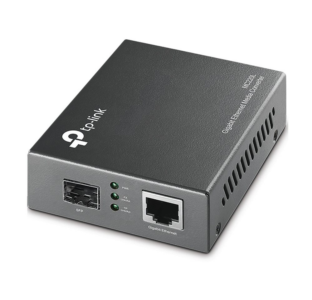 tp-link MC220L Gigabit Ethernet Medienkonverter Netzwerk-Switch von tp-link