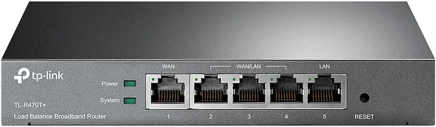tp-link TL-R470T+ 5-Port Multi-WAN Loadbalance Breitbandrouter LAN-Router tp-link TL-R470T+ 5-Port Multi-WAN Loadbalance Breitbandrouter LAN-Router von tp-link