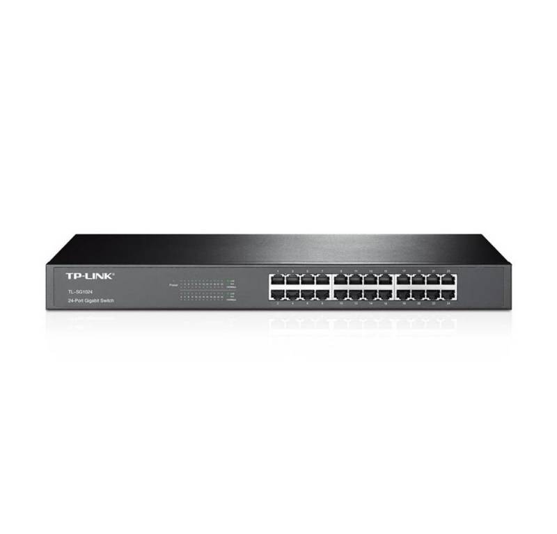 tp-link TL-SG1024 Netzwerk-Switch (24 Port, Gigabit Rackmount Switch 19) von tp-link