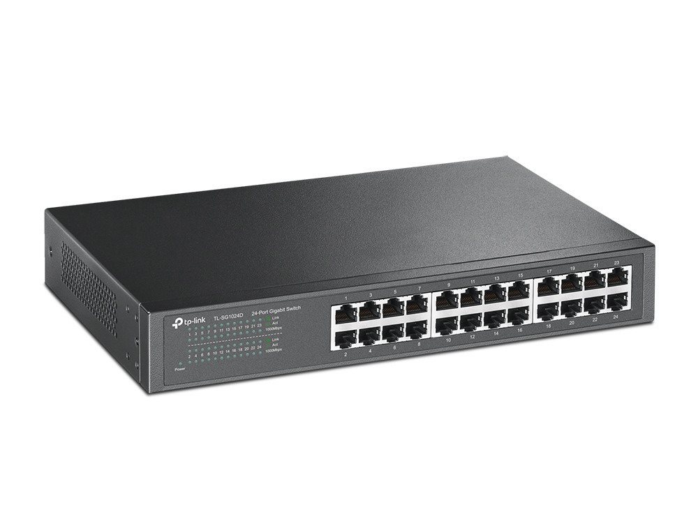 tp-link TL-SG1024D 24-Port Gigabit Desktop/Rackmount Switch Netzwerk-Switch tp-link TL-SG1024D 24-Port Gigabit Desktop/Rackmount Switch Netzwerk-Switch von tp-link