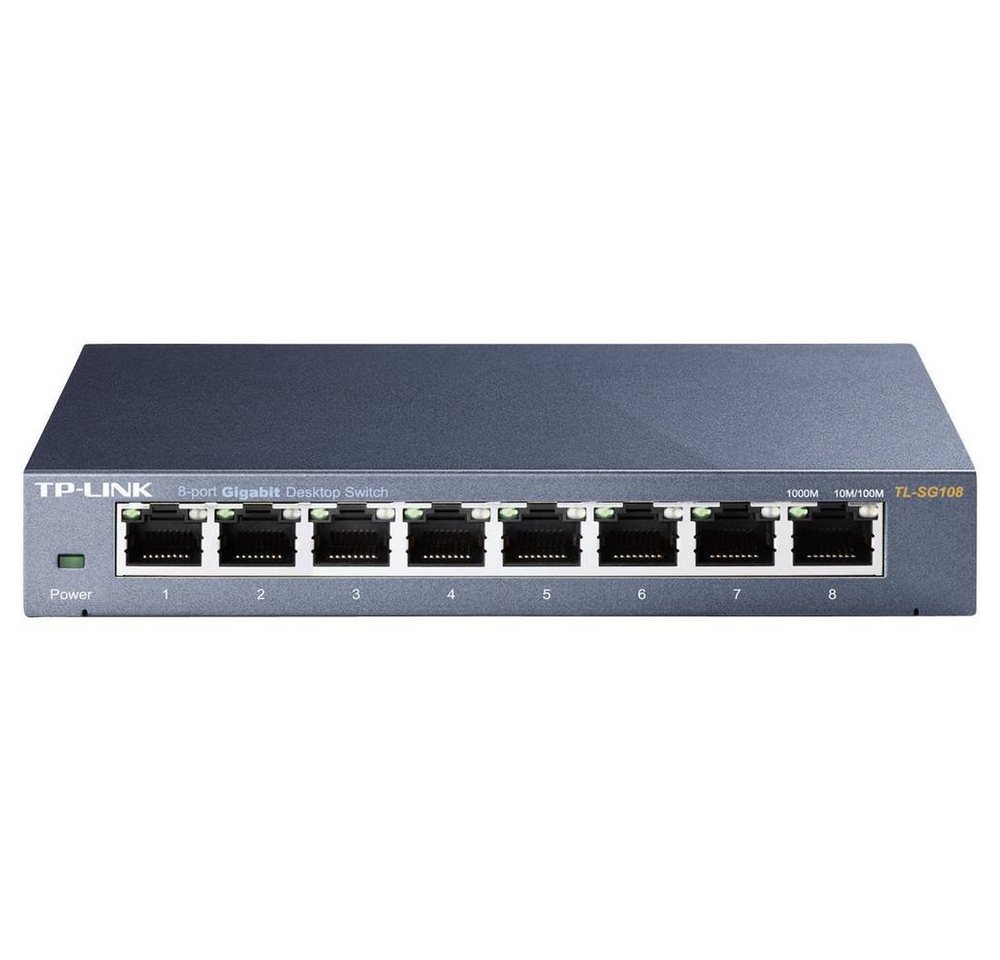 tp-link TL-SG108 8-Port-Gigabit-Desktop-Switch Netzwerk-Switch von tp-link