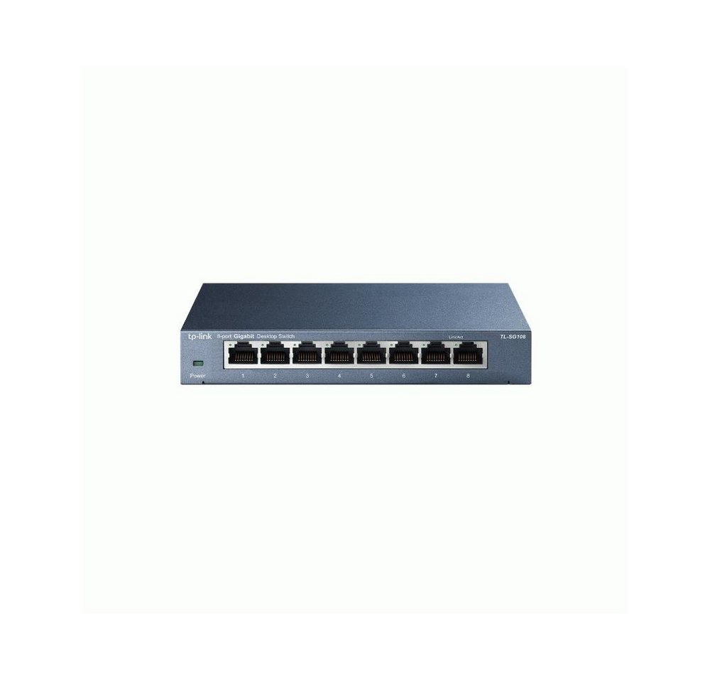 tp-link TL-SG108 8-Port Gigabit Desktop WLAN-Router von tp-link