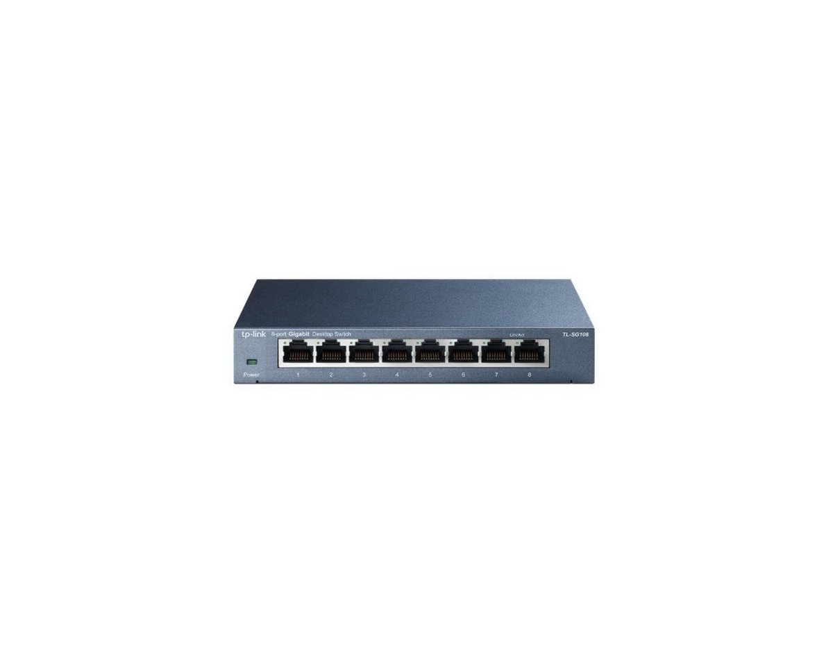 tp-link TL-SG108 - Switch, 8x LAN 10/100/1000 Mbps Netzwerk-Switch von tp-link