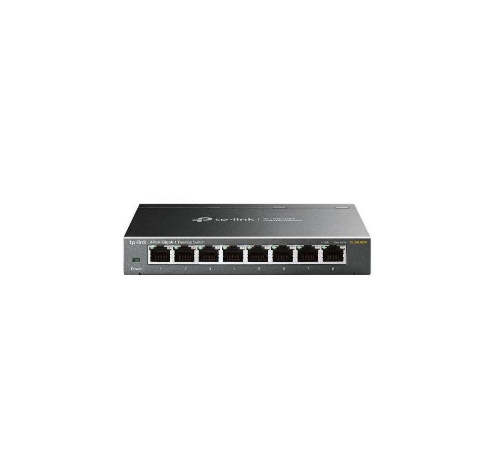 tp-link TL-SG108S - 8-Port Gigabit Netzwerk Switch Netzwerk-Switch von tp-link