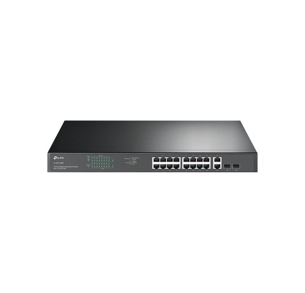 tp-link TL-SG1218MP 16-Port Gigabit PoE WLAN-Router tp-link TL-SG1218MP 16-Port Gigabit PoE WLAN-Router von tp-link