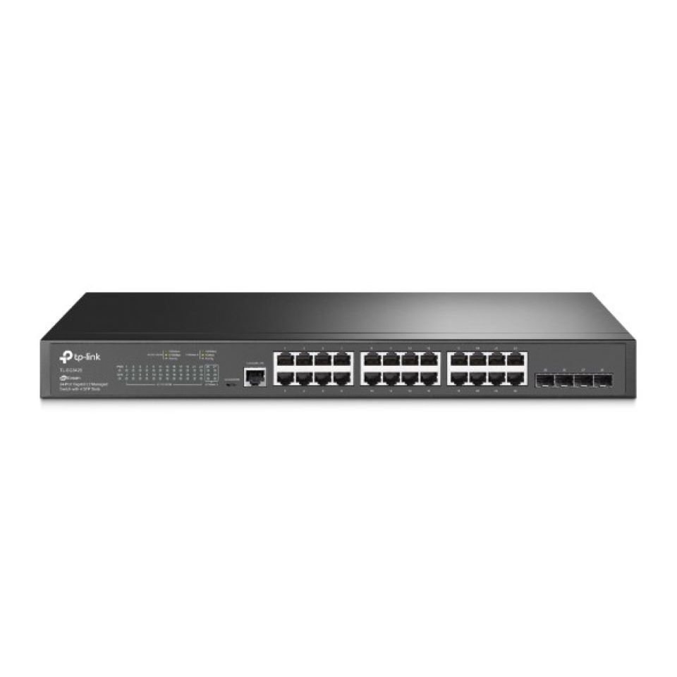 tp-link TL-SG3428 JetStream 24-Port Gigabit L2 Managed Switch mit 4 SFP-Slots Netzwerk-Switch tp-link TL-SG3428 JetStream 24-Port Gigabit L2 Managed Switch mit 4 SFP-Slots Netzwerk-Switch von tp-link