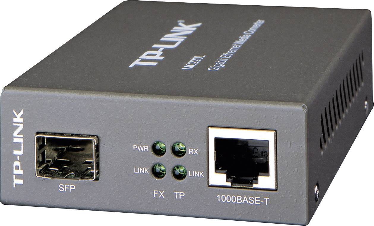 tp-link TP-LINK 10/100/1000 Mbps RJ45 to 1000 Mbps SFP Slot Supporting Mini... Computer-Kabel von tp-link