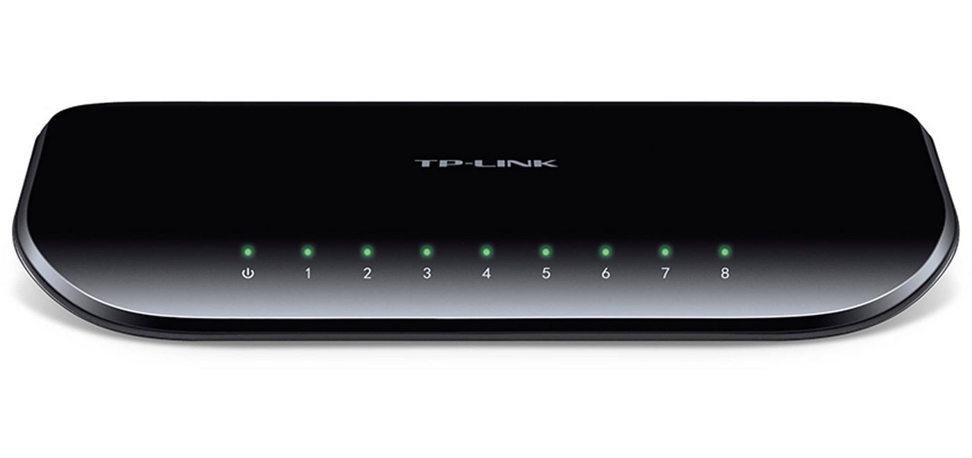 tp-link TP-LINK Desktop-Switch TL-SG1008D, 8-port Netzwerk-Switch von tp-link