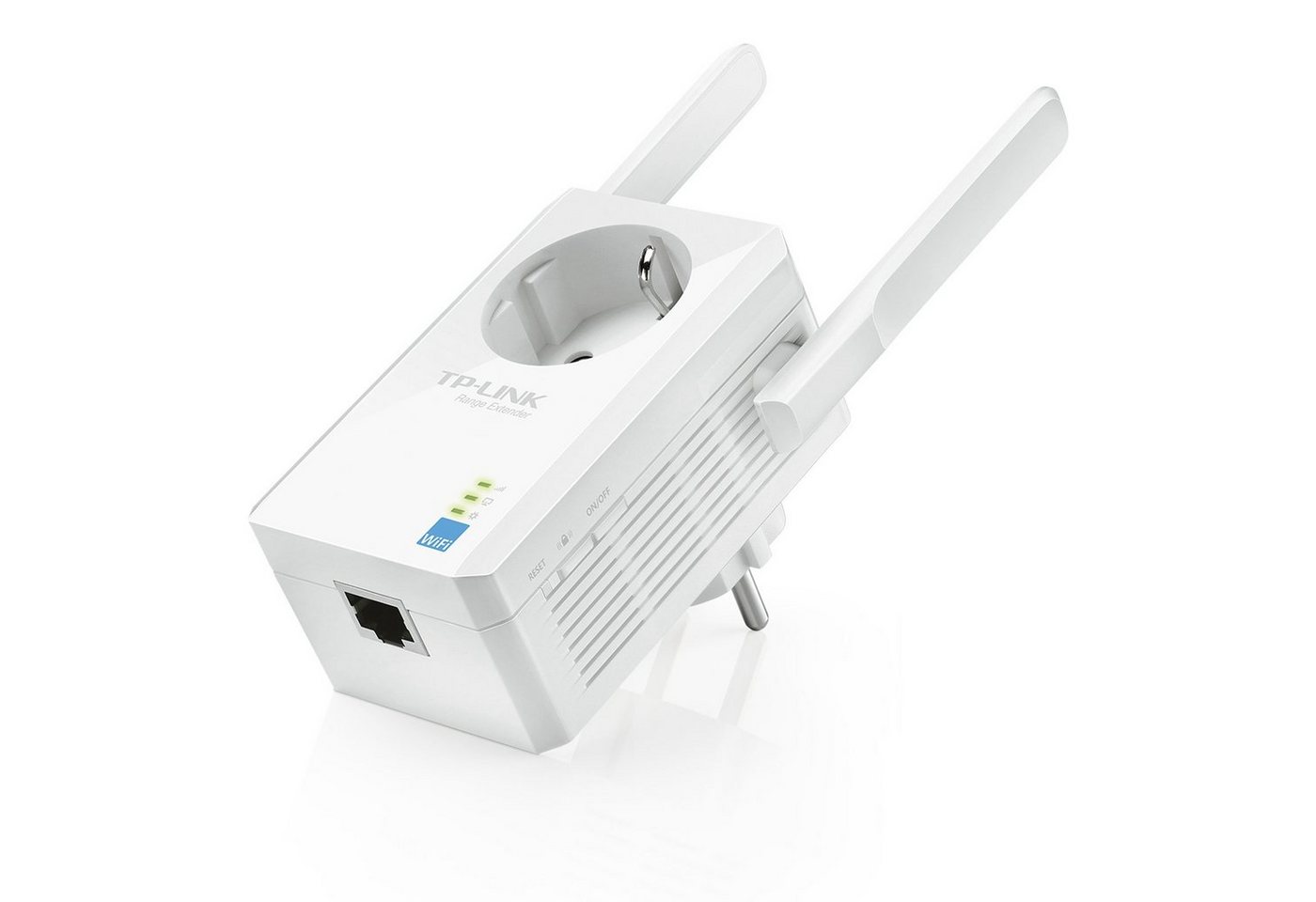 tp-link TP-LINK TL-WA860RE (DE) - WLAN Repeater mit Frontsteckdose 300Mbit WLAN-Router, Miniaturdesign, 300 Mbit/s von tp-link