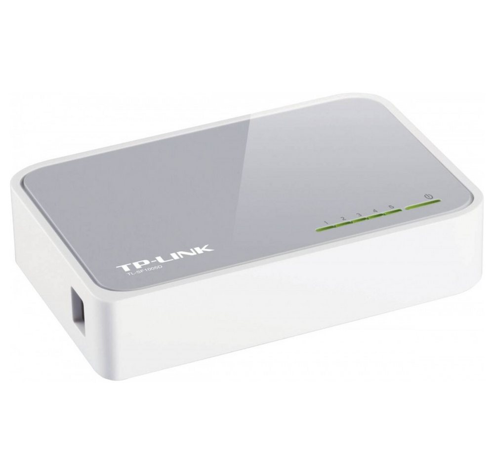 tp-link TP-Link TL-SF1005D 5-Port Desktop-Switch Weiss Netzwerk-Switch (Energieeinsparung bis zu 60) von tp-link