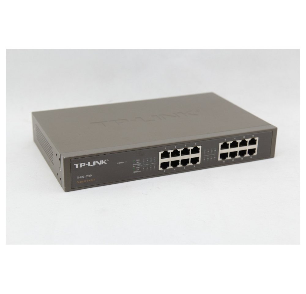tp-link TP-Link TL-SG1016D 16-Port Gigabit Switch Netzwerkgerät. WLAN-Router, Plug-and-Play Betrieb tp-link TP-Link TL-SG1016D 16-Port Gigabit Switch Netzwerkgerät. WLAN-Router, Plug-and-Play Betrieb von tp-link